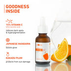 Plum 15% Mandarin & Vitamin C  Glow Boost Serum 30ml