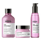 Loreal Professionnel Liss Unlimited Shampoo, Hair Mask & Hair Serum Combo