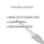 Ikonic Conical Tong - Cnt 19 Black