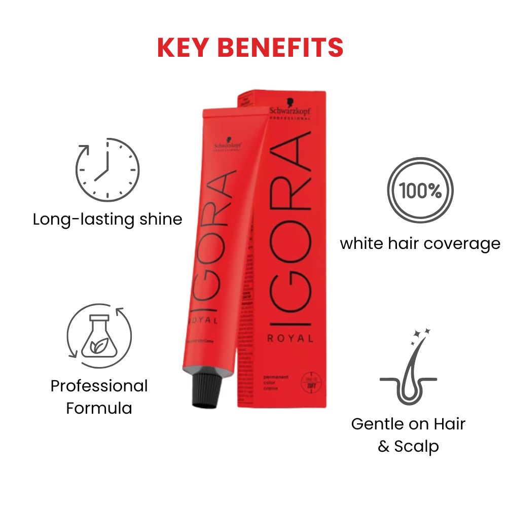 SCHWARZKOPF IGORA ROYAL HAIR COLOR SHADE NO 6-60 (60ML)