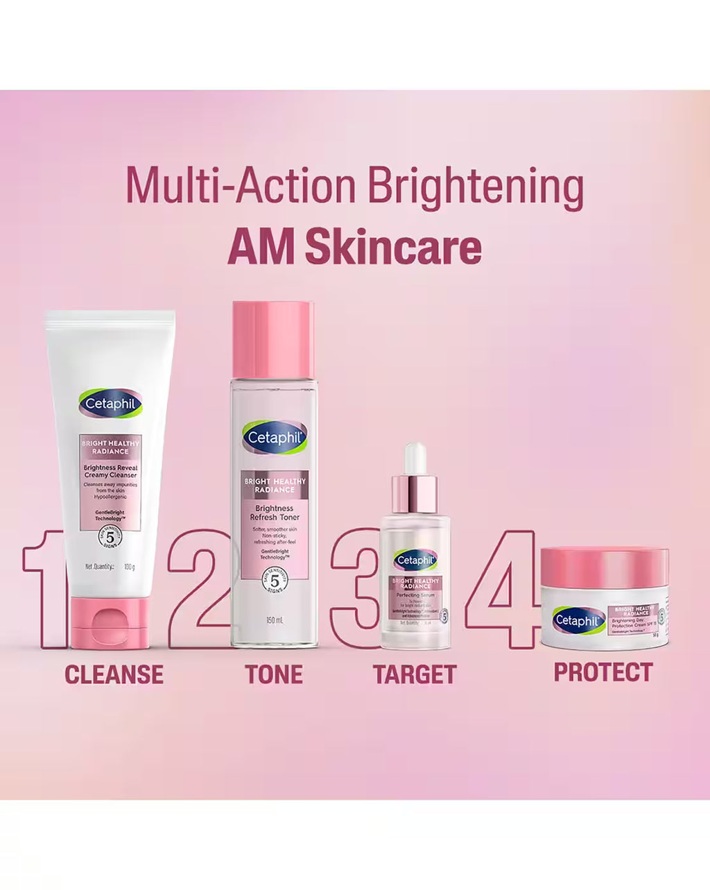 Cetaphil Bright Healthy Radiance Day Protection combo