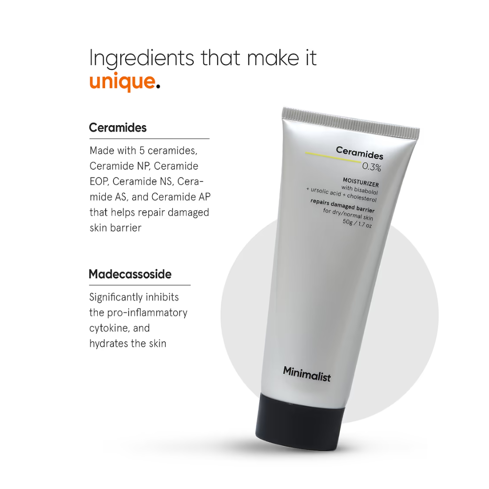 Minimalist Ceramides 0.3% + Madecassoside Repair Cream 50g