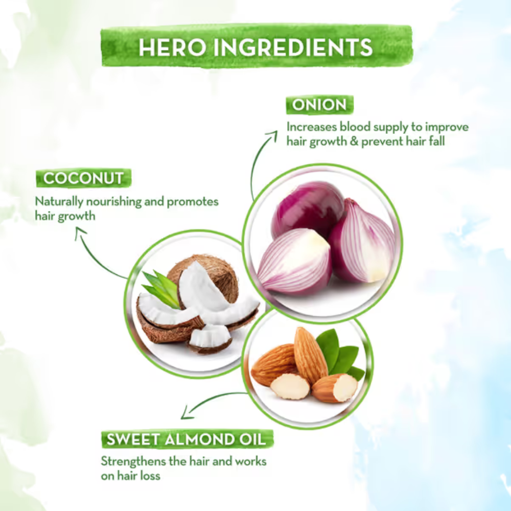 Mamaearth Onion Conditioner for Hair Growth and Hair Fall Control with Onion and Coconut 400ml