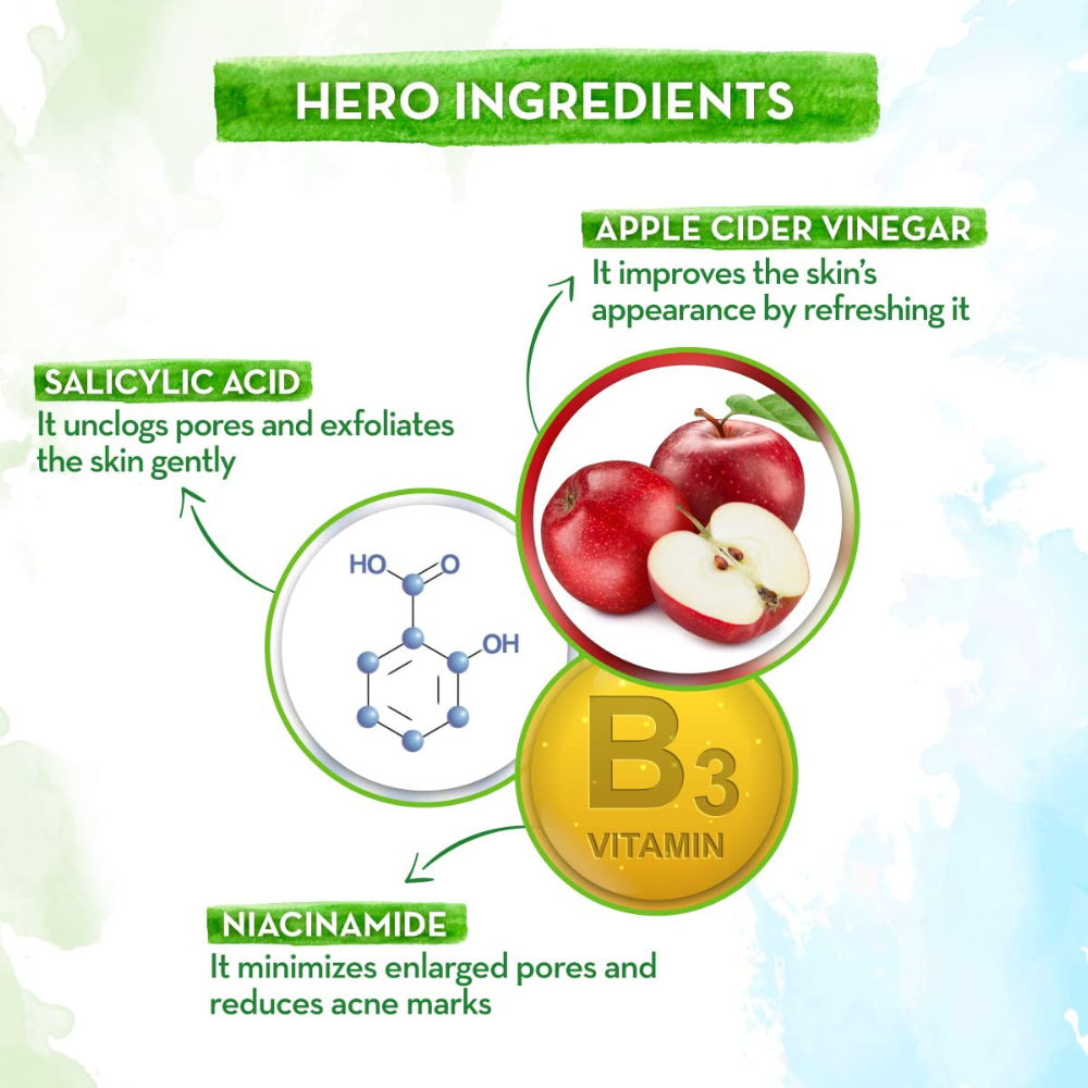 Mamaearth Oil Free Face Wash For Oily Skin, With Apple Cider Vinegar & Salicylic Acid For Acne-Prone Skin 100 Ml