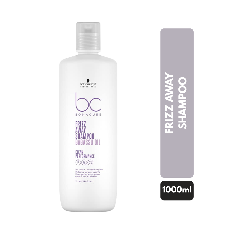 Schwarzkopf Professional Bonacure Frizz Away Shampoo With Babassu Oil (1000ml)