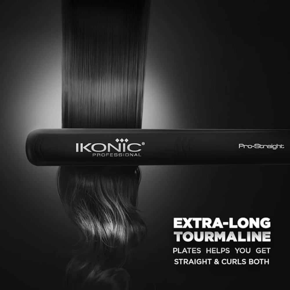 Ikonic Pro Ceramic Straightner - Black