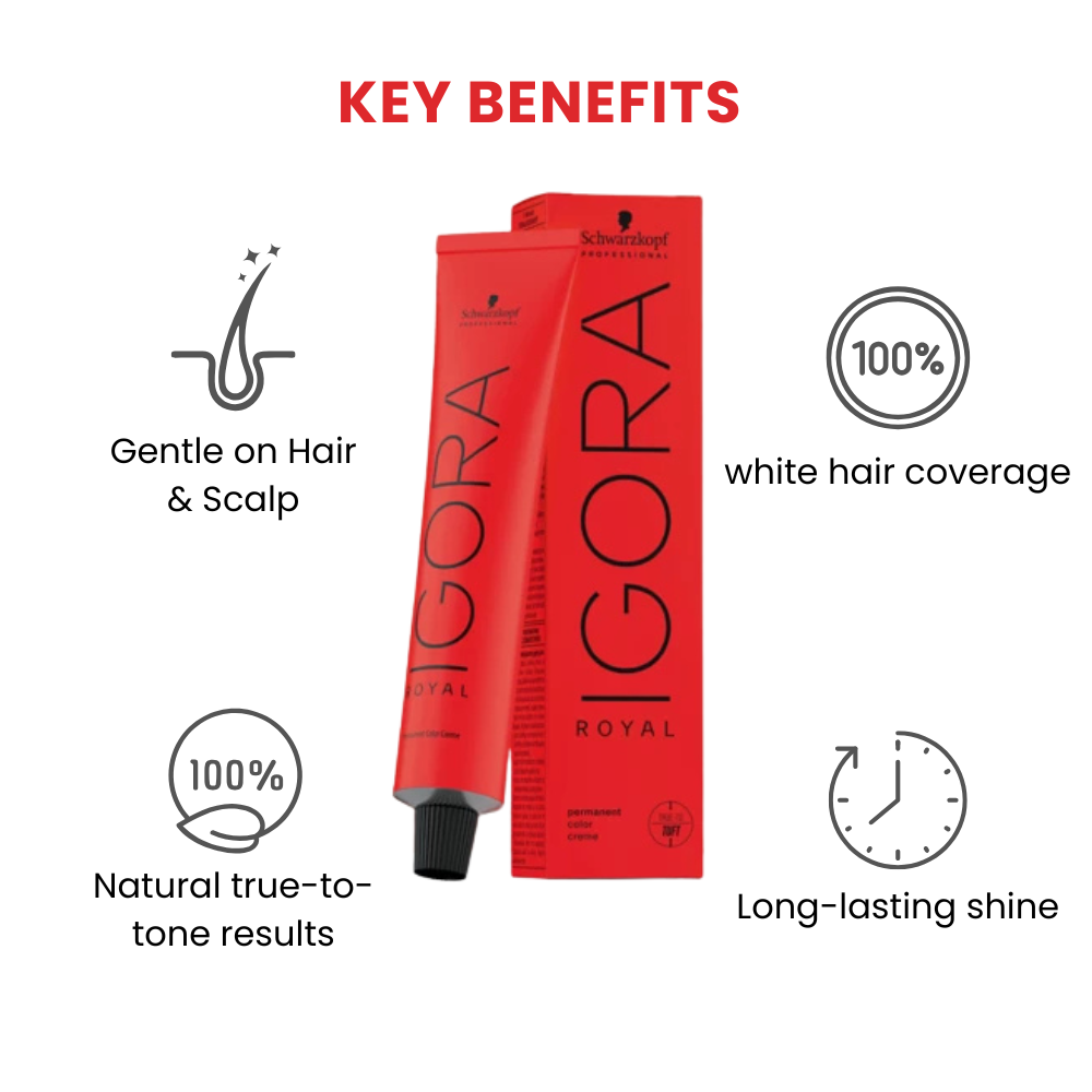 SCHWARZKOPF IGORA ROYAL HAIR COLOR SHADE NO 6-00 (60ML)