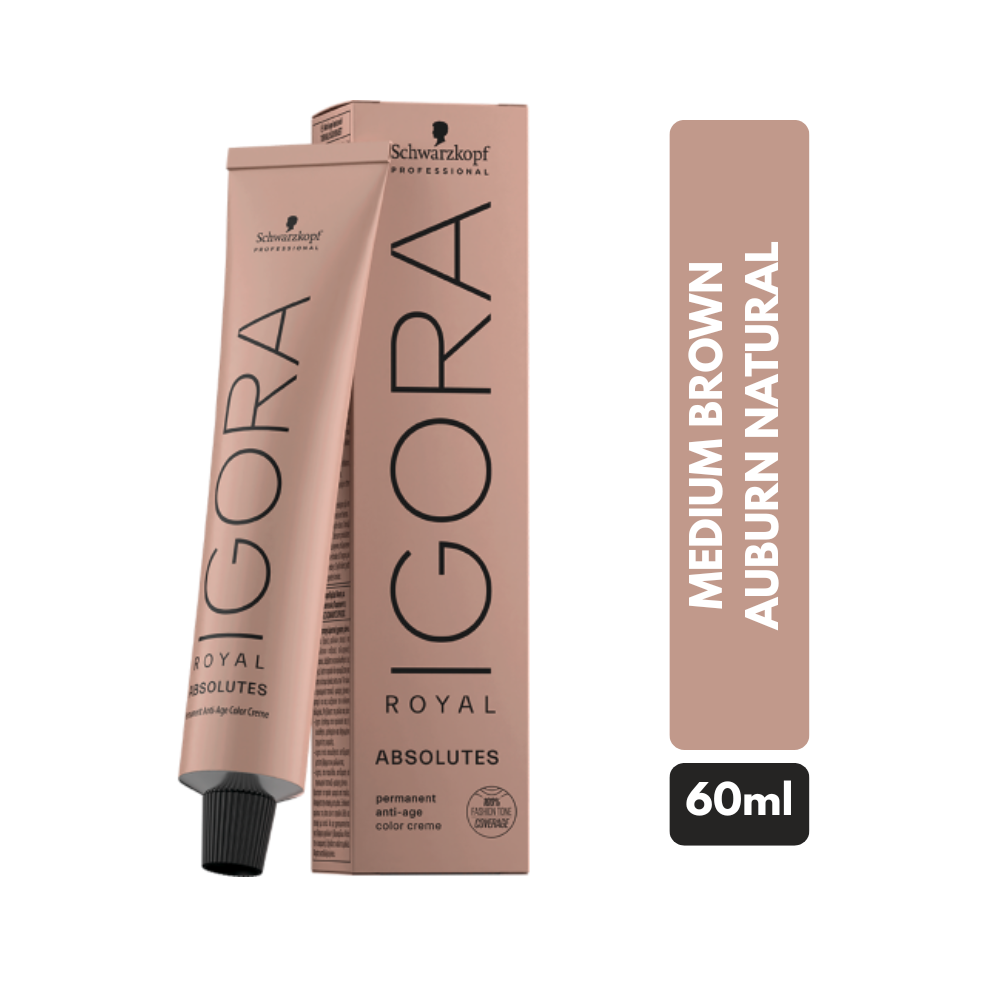 SCHWARZKOPF IGORA ROYAL ABSOLUTES HAIR COLOR SHADE 4-60 60ml