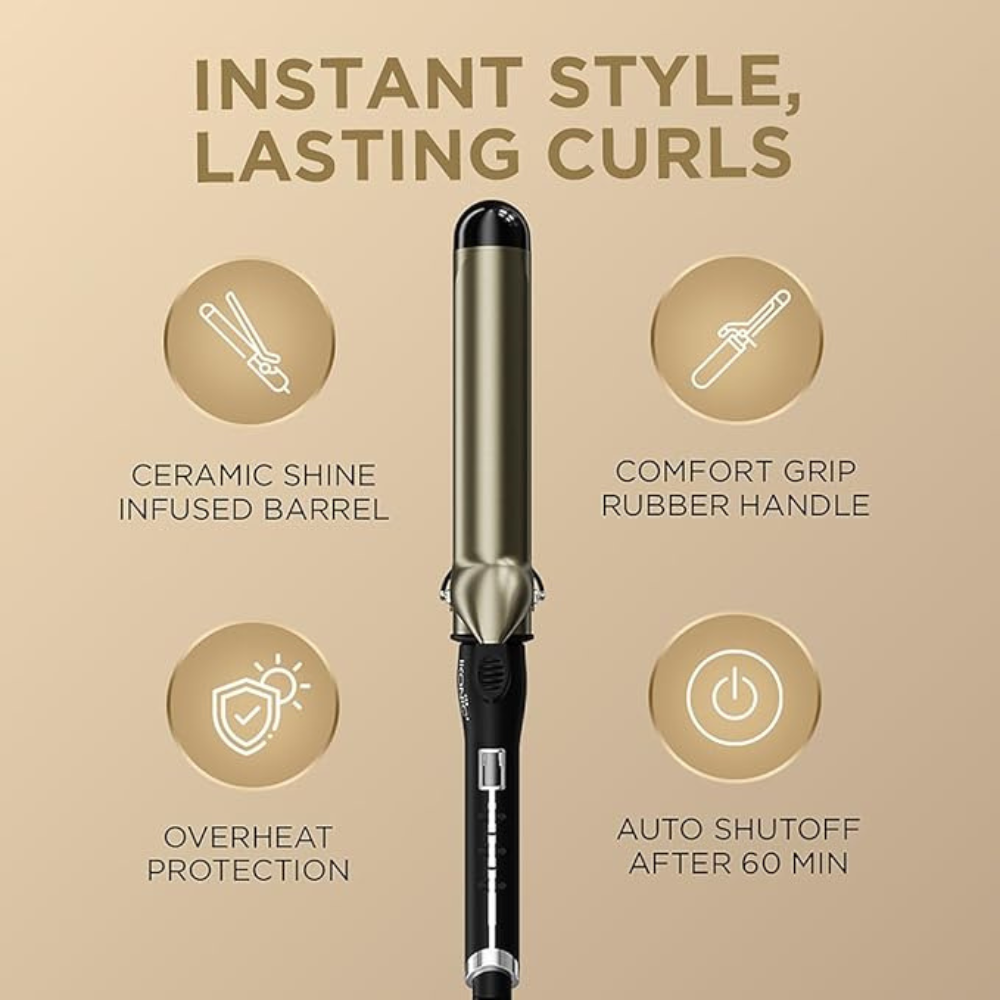 ಐಕಾನಿಕ್ ಕರ್ಲಿಂಗ್ ಟಾಂಗ್ Ct 38 ಕಪ್ಪು