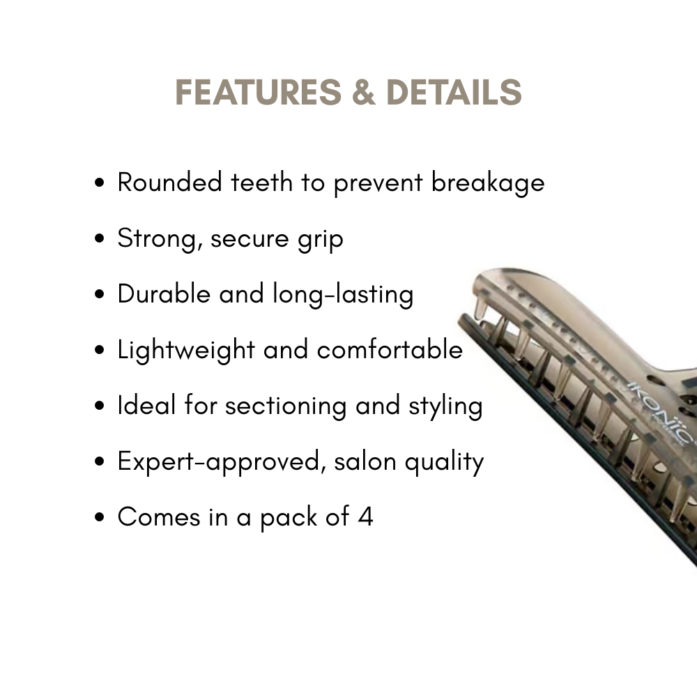 Ikonic Butterfly Clips Set of 4