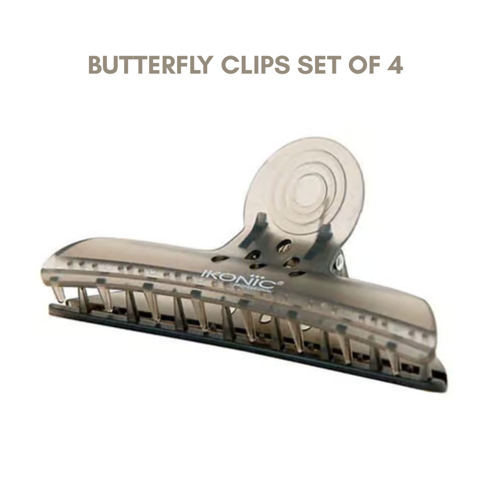 Ikonic Butterfly Clips Set of 4