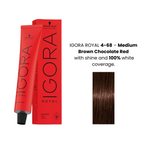 SCHWARZKOPF IGORA ROYAL HAIR COLOR SHADE NO 4-68 (60ML)