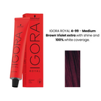 SCHWARZKOPF IGORA ROYAL HAIR COLOR SHADE 4-99(60ML)