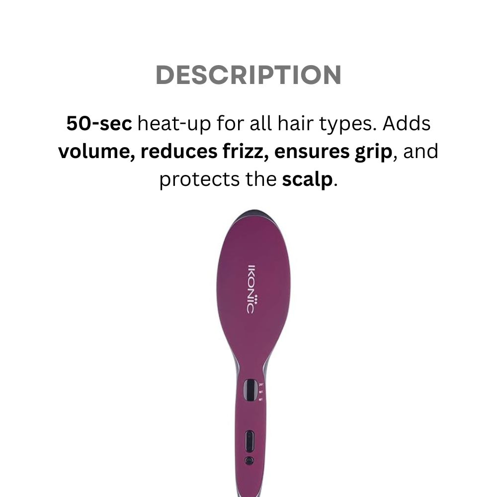 Ikonic Hot Brush Burgundy