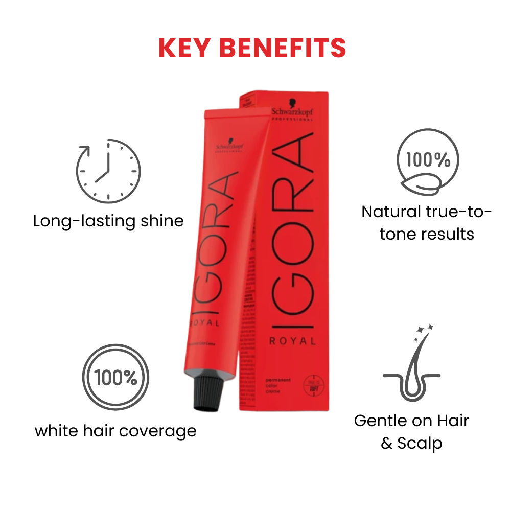 SCHWARZKOPF IGORA ROYAL HAIR COLOR SHADE NO 8-0 (60ML)