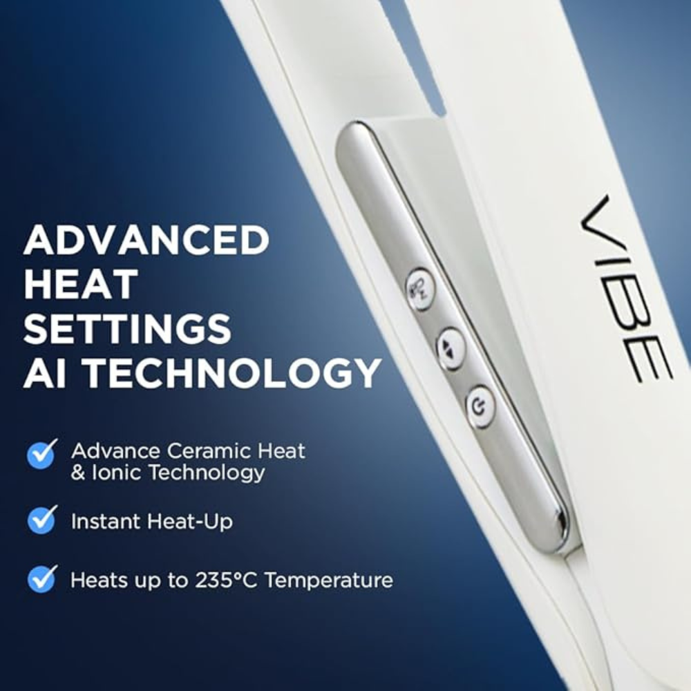 ಐಕಾನಿಕ್ ಪ್ರೊಫೆಷನಲ್ ವೈಬ್ + ಹೇರ್ ಸ್ಟ್ರೈಟ್ನರ್ (ಬಿಳಿ)