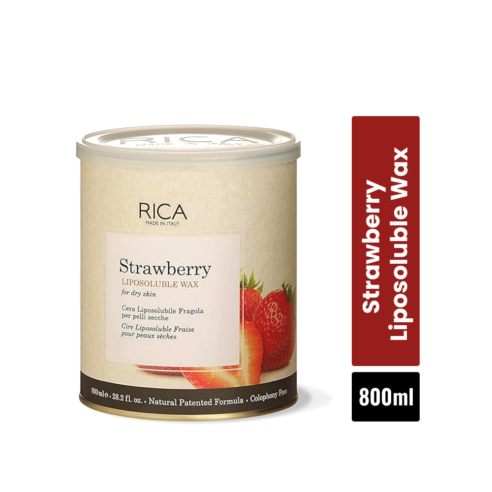 Rica strawberry Liposoluble Wax 800Ml