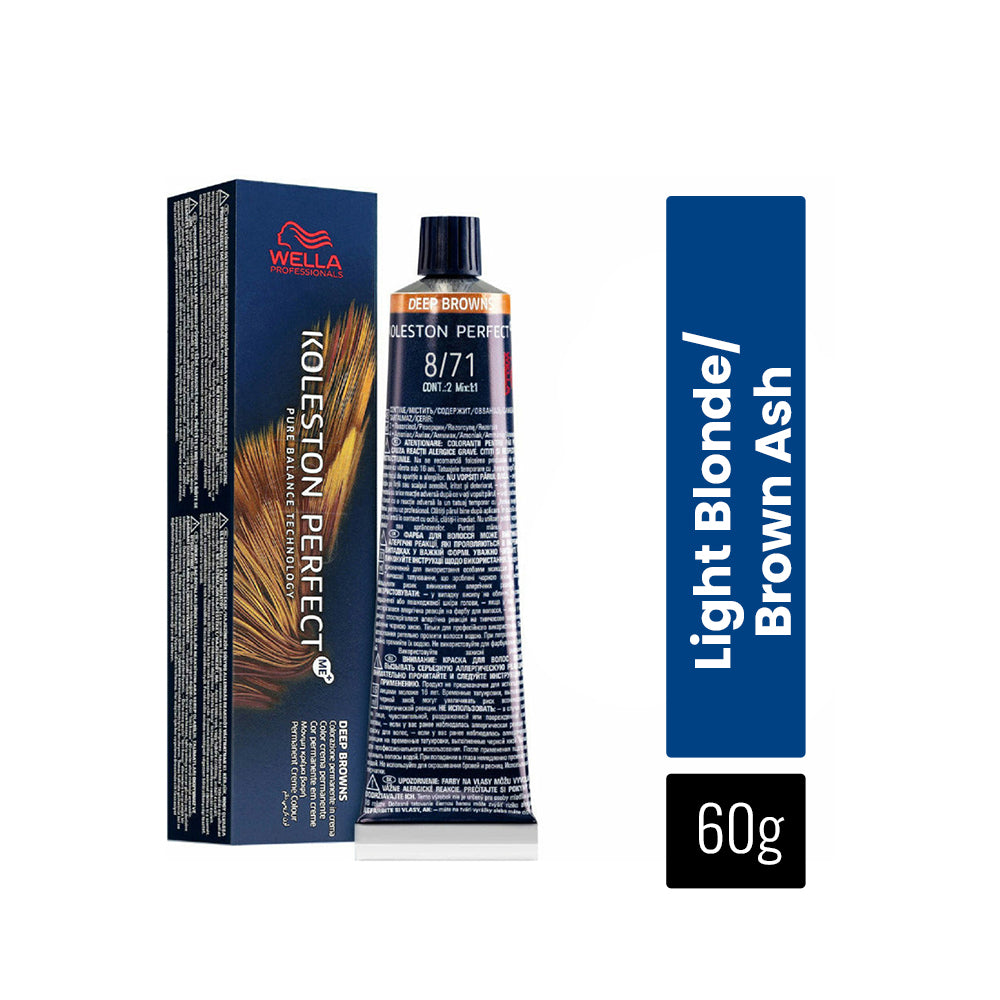 Wella Professionals Koleston Perfect 8/71 Light Blonde/Brown Ash Permanent
