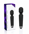 ALYV Rechargeable Full Body Massager for Women & Men | Cordless Electric Handheld Body Massager with Multiple Vibration Modes | Waterproof  Body Massager | Black