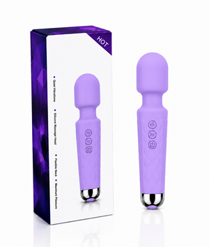 ALYV Rechargeable Full Body Massager for Women & Men | Cordless Electric Handheld Body Massager with Multiple Vibration Modes | Waterproof  Body Massager | Lavender