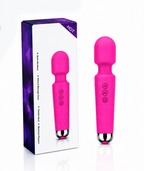 ALYV Rechargeable Full Body Massager for Women & Men | Cordless Electric Handheld Body Massager with Multiple Vibration Modes | Waterproof  Body Massager | Pink