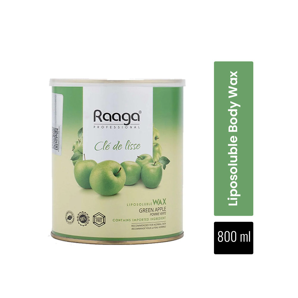Raaga Professional Liposoluble Wax Green Apple(800Ml)