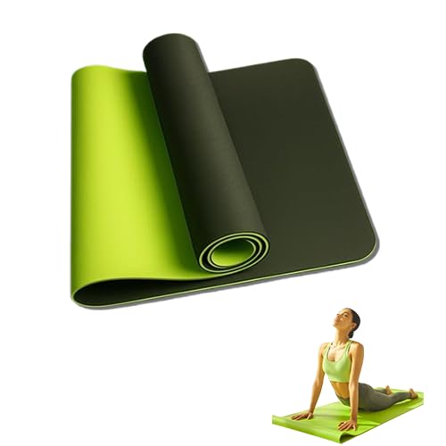 ALYV 6mm Non-Slip Yoga Mat Green