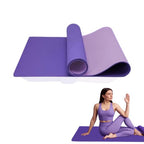 ALYV 6mm Non-Slip Yoga Mat Blue