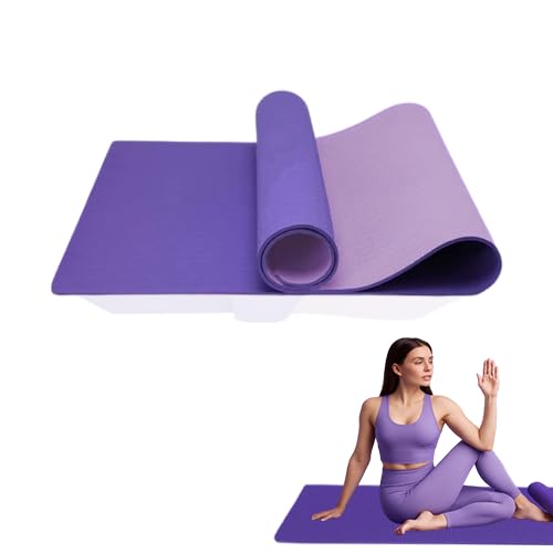 ALYV 6mm Non-Slip Yoga Mat Blue
