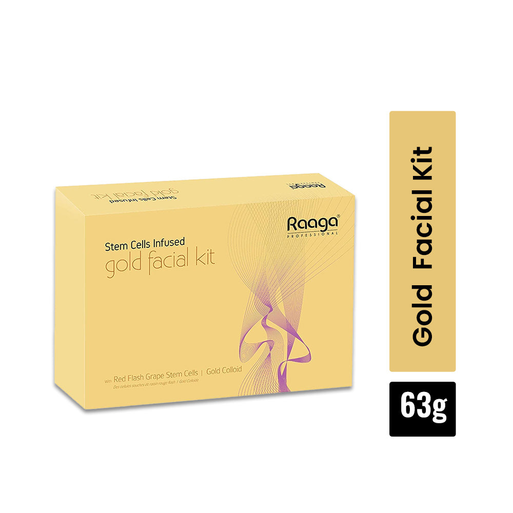 ರಾಗ ವೃತ್ತಿಪರ ಸ್ಟೆಮ್ ಸೆಲ್ ಇನ್ಫ್ಯೂಸ್ಡ್ ಗೋಲ್ಡ್ ಫೇಶಿಯಲ್ ಕಿಟ್