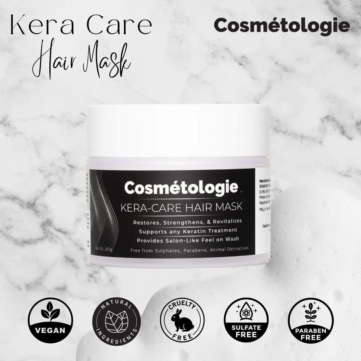 Cosmetologie Keracare mask 200g