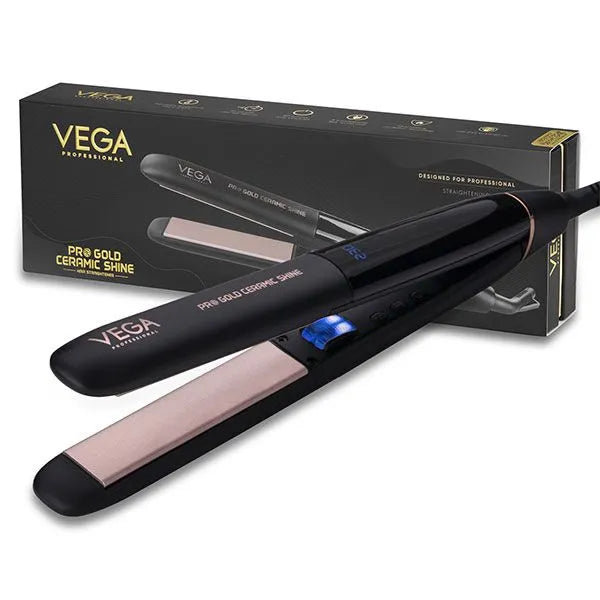 HAIR straighteners Pro Gold Ceramic Shine