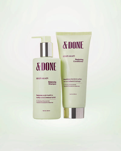 &Done Begin Again Balancing shampoo & conditioner Combo