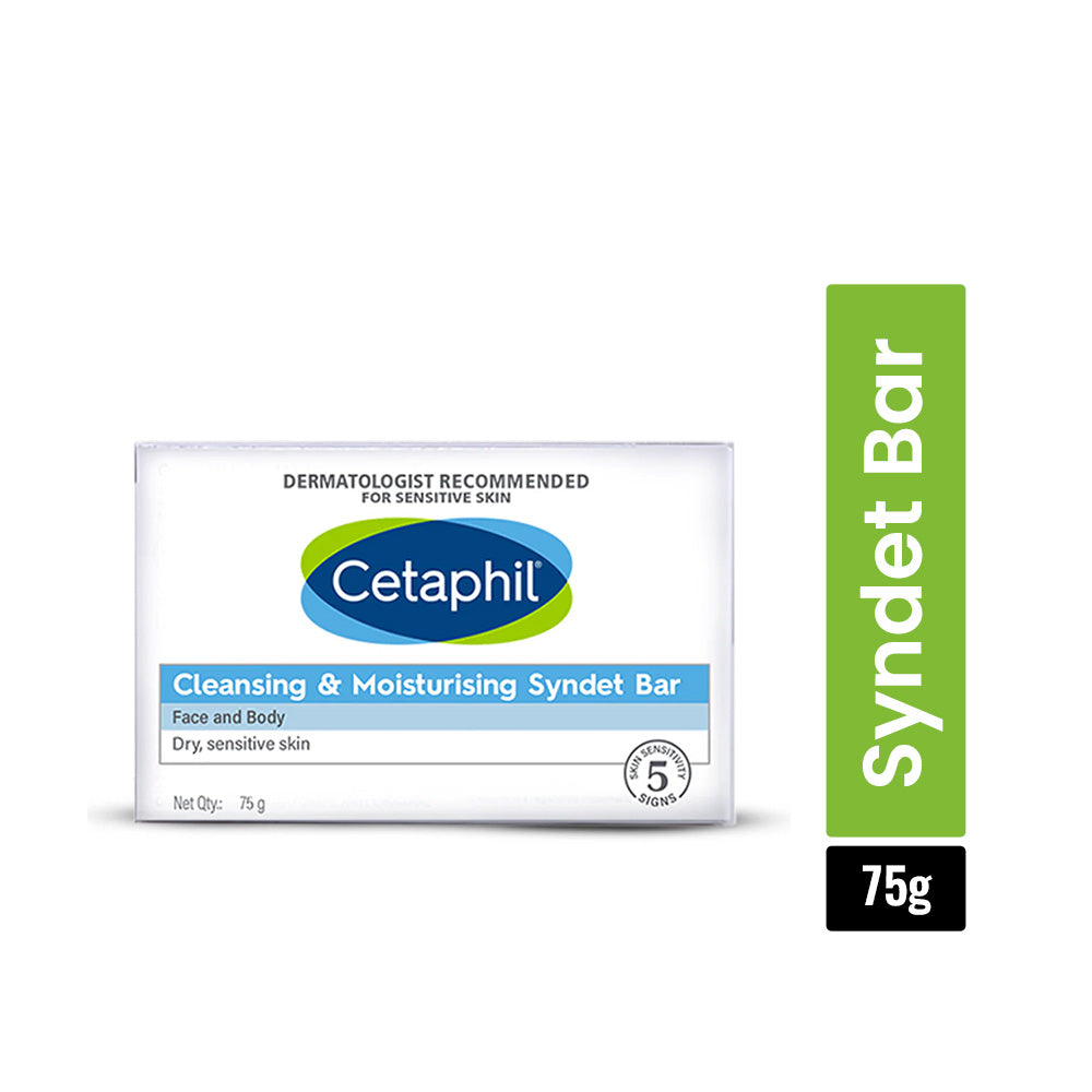 CETAPHIL CLEANSING & MOISTURISING SYNDET BAR 75g