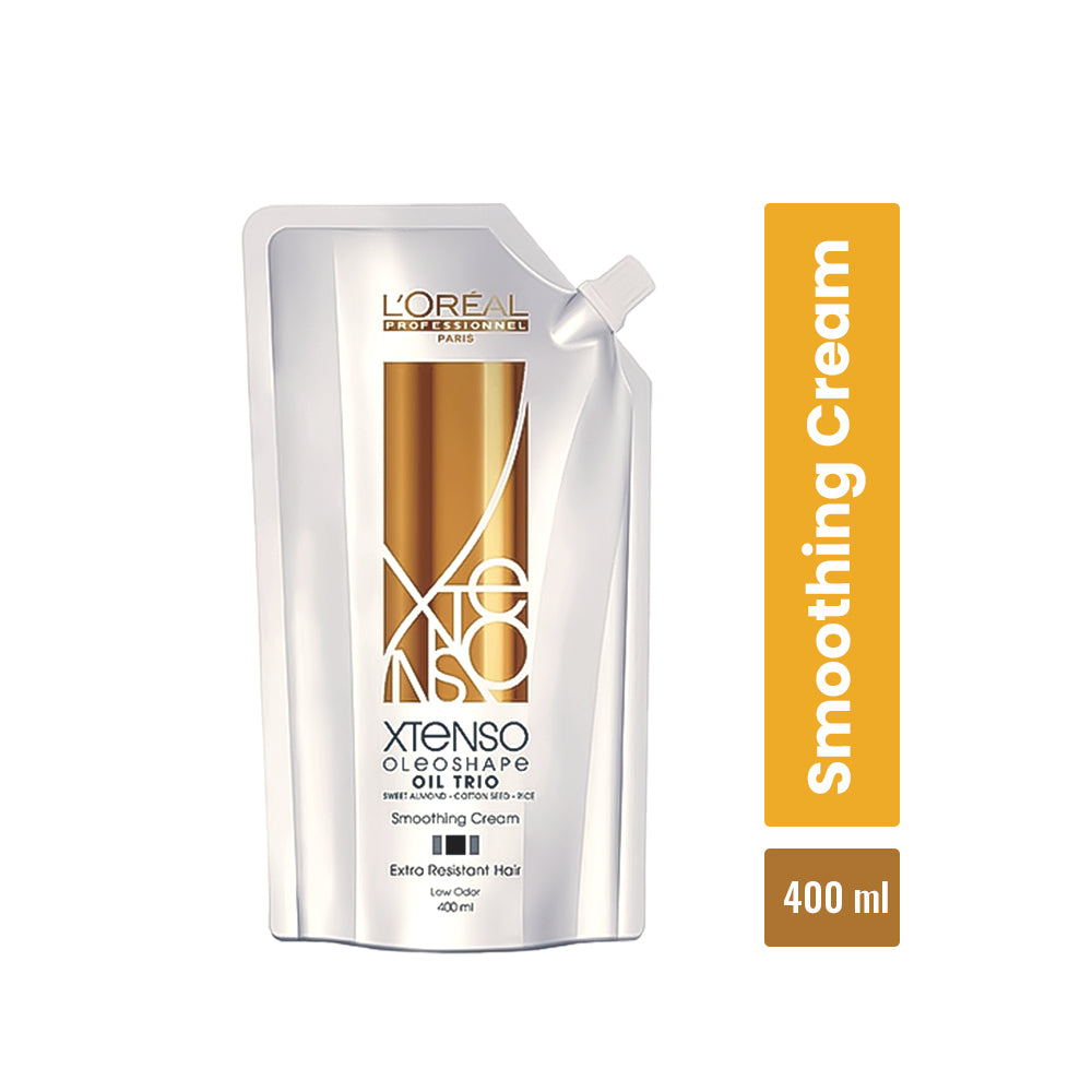 LOREAL XTENSO SMOOTHING CREAM EXTRA RESISTANT HAIR 400ML .