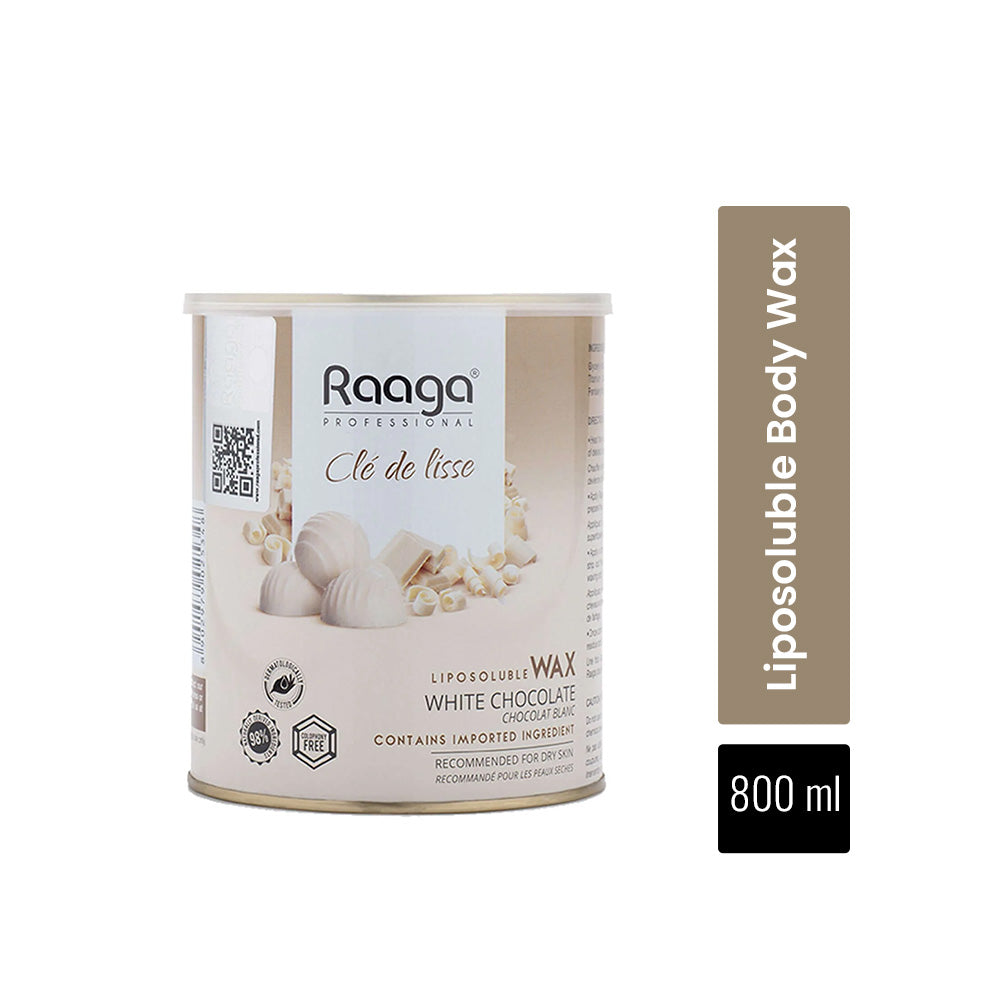 Raaga Professional White Chocolate Liposoluble Wax 800Gm