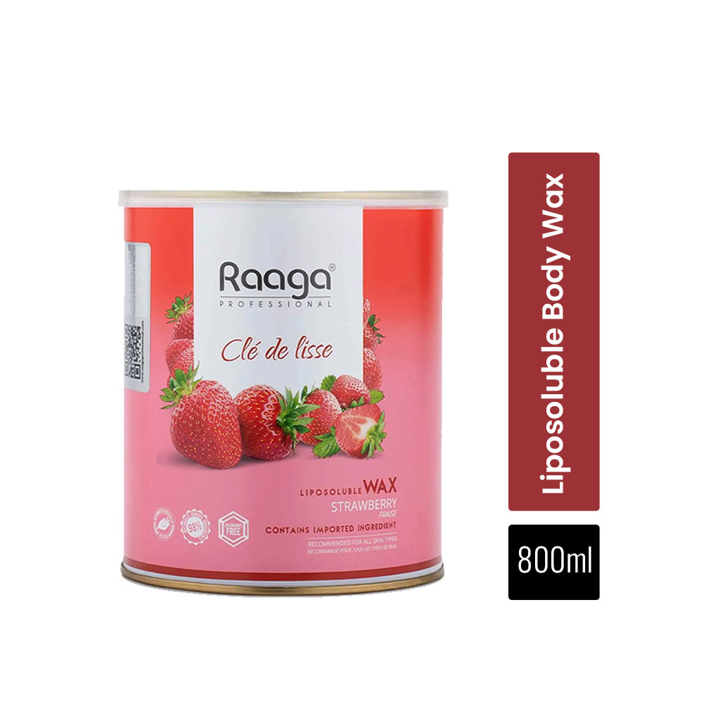 Raaga Professional Strawberry Liposoluble Wax 800gm