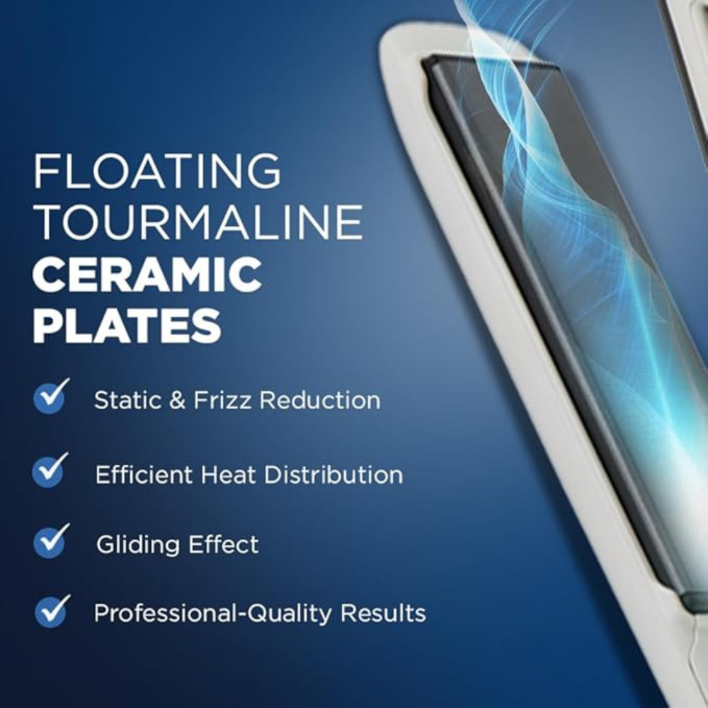 ಐಕಾನಿಕ್ ಪ್ರೊಫೆಷನಲ್ ವೈಬ್ + ಹೇರ್ ಸ್ಟ್ರೈಟ್ನರ್ (ಬಿಳಿ)