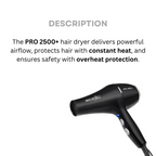 Ikonic Hair Dryer Pro 2500+Black