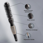 Ikonic Titanium Pro Grip Hair Brush - 25mm