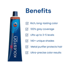 Wella Professionals Koleston Perfect Deep Browns Hair Color 7/7 Colorant Tube 60G