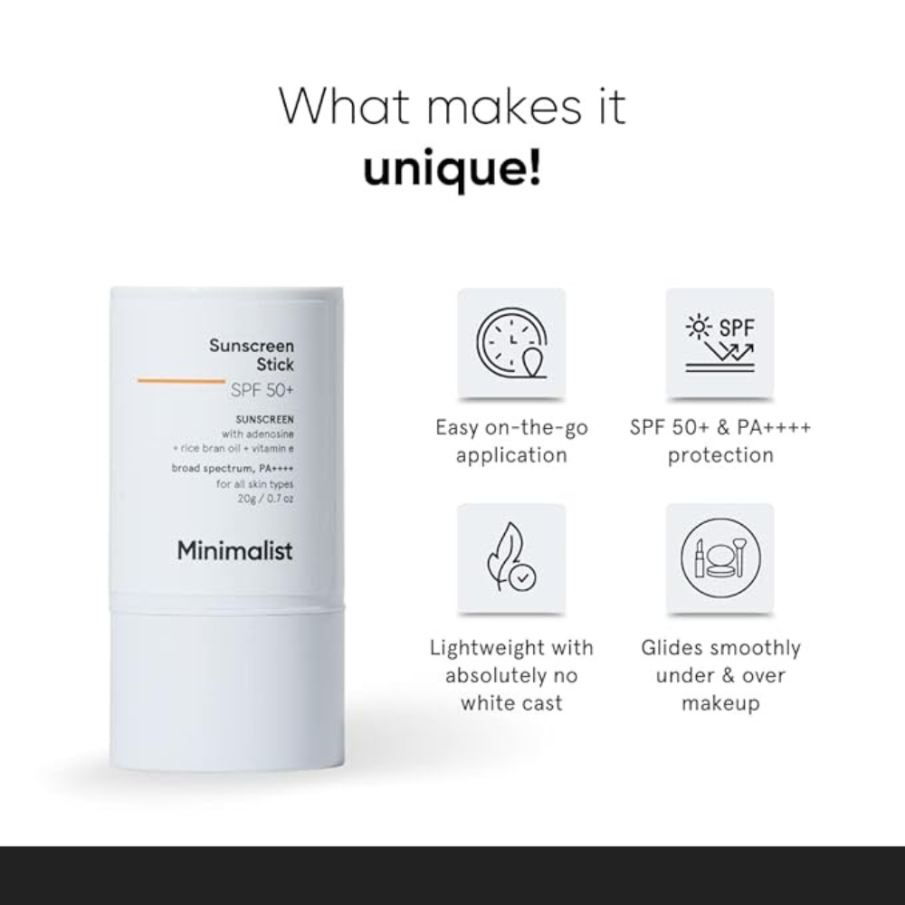 MINIMALIST SUNSCREEN STICK WITH BROAD SPECTRUM SPF 50