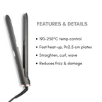 आइकोनिक दिवा हेयर स्ट्रेटनर