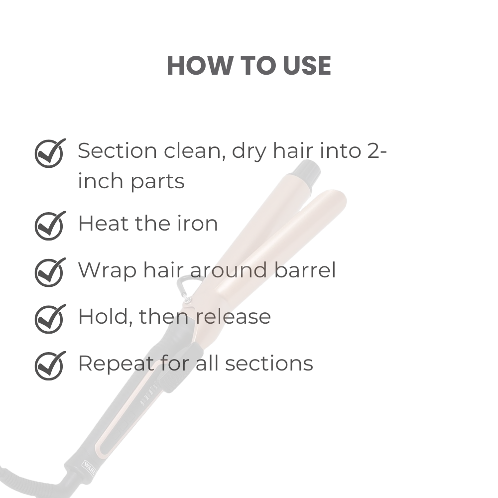 ವಾಹ್ಲ್ ಪ್ರೊಫೆಷನಲ್ ಕರ್ಲಿಟೊ ಕೂದಲು ಟಾಂಗ್ 28MM