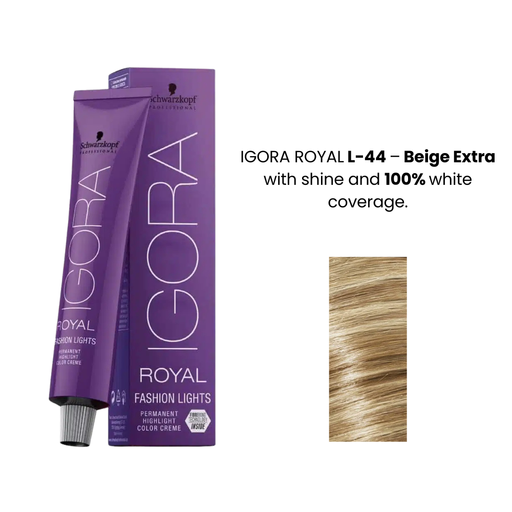 SCHWARZKOPF IGORAL ROYAL FASHION LIGHTS L 44 (60ML)
