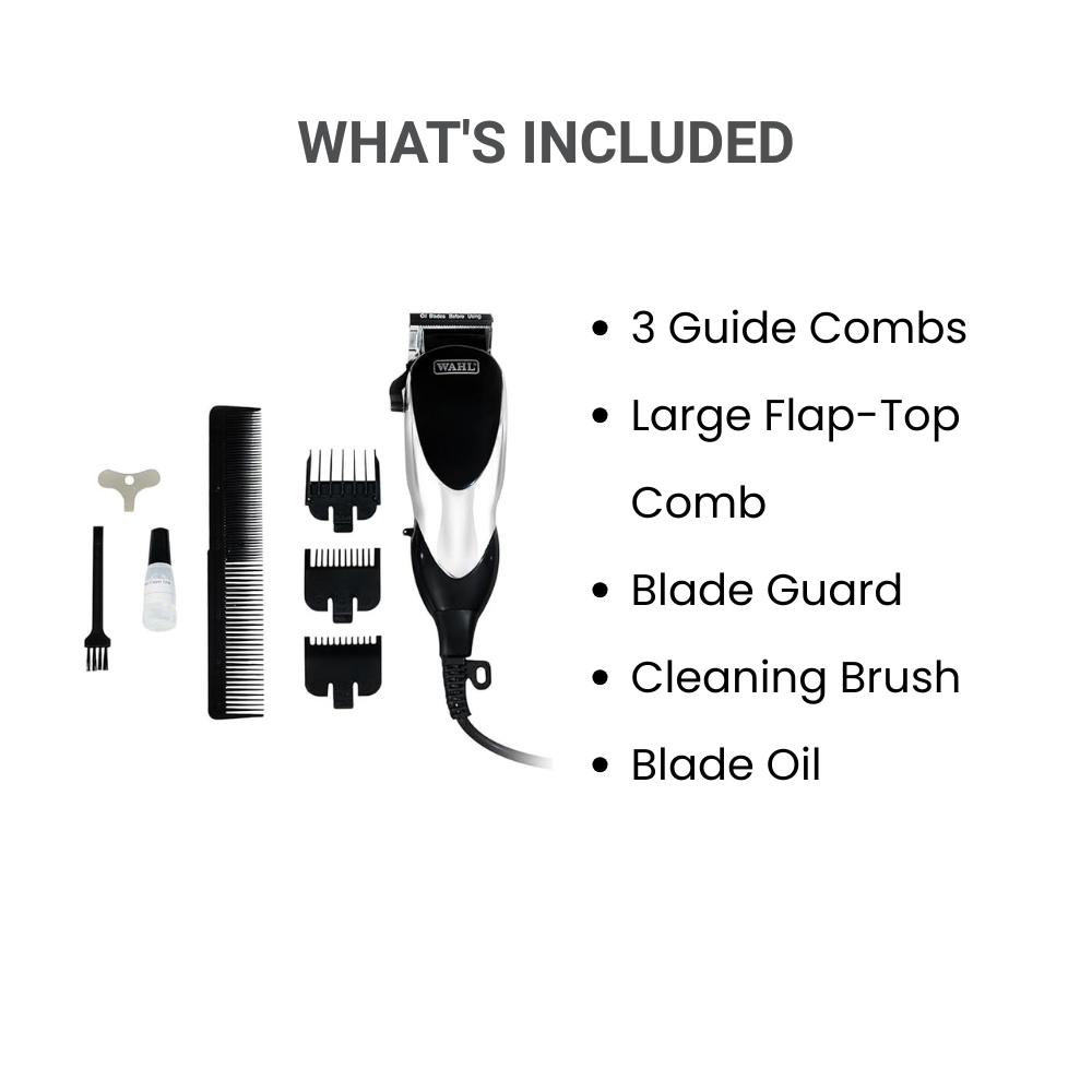 ವಾಹ್ಲ್ ಪ್ರೊಫೆಷನಲ್ ಟೇಪರ್ ಬೇಸಿಕ್ ಕ್ರೋಮ್ ಕ್ಲಿಪ್ಪರ್