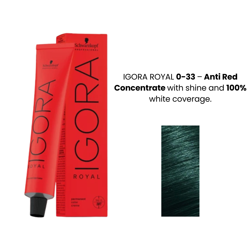 SCHWARZKOPF IGORA ROYAL HAIR COLOR SHADE NO 0-33 (60Ml)-MRP-425