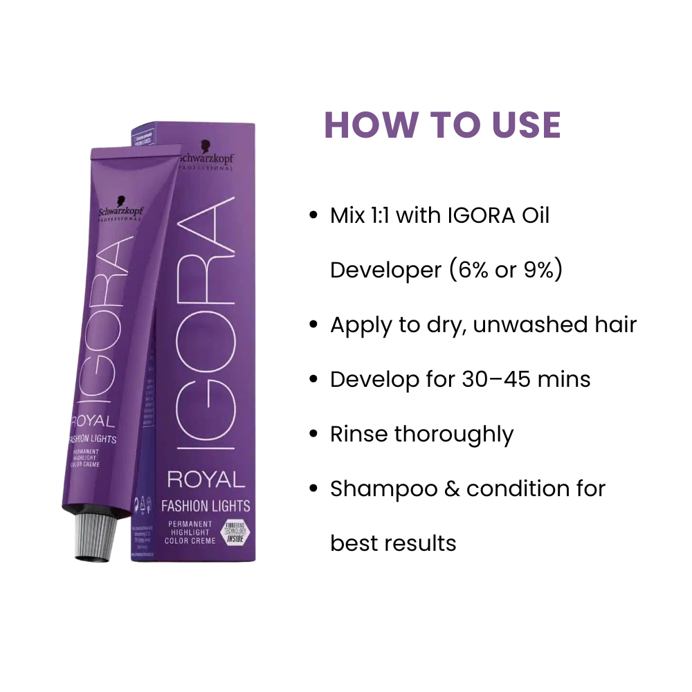 SCHWARZKOPF IGORA ROYAL FASHION LIGHTS 0-88 (60ML)-MRP-425