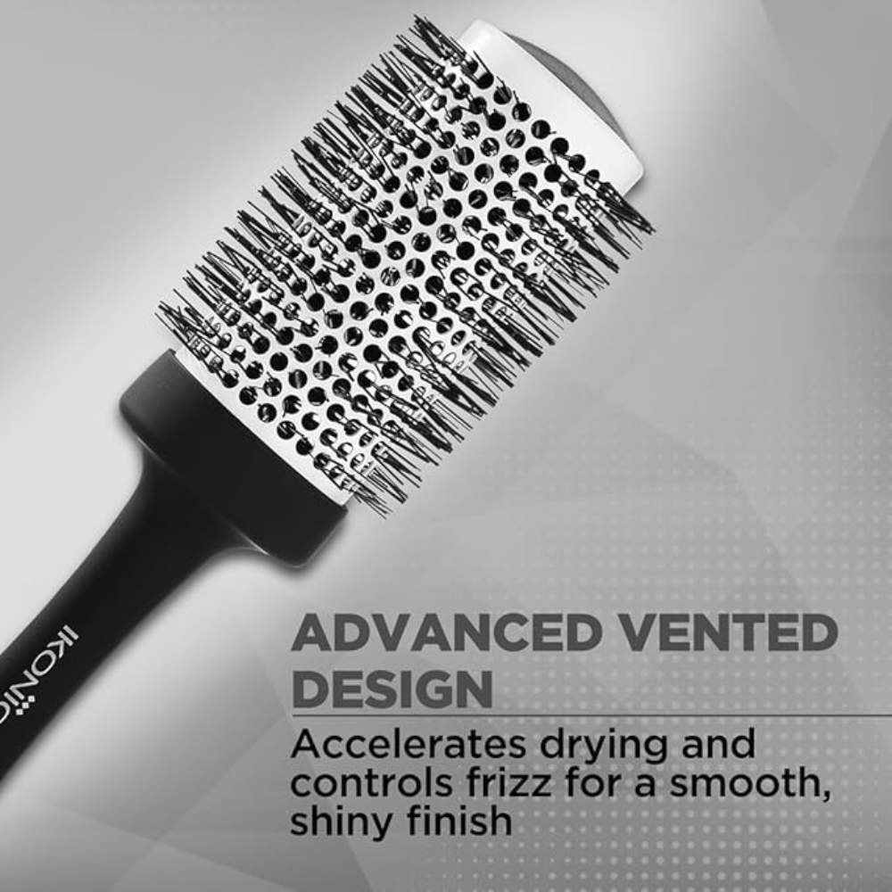 Ikonic Blow Dry Brush Black And Grey BdB 52