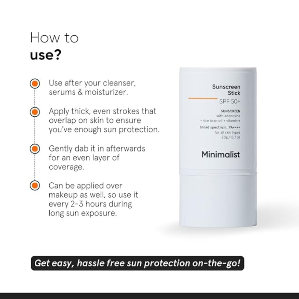 MINIMALIST SUNSCREEN STICK WITH BROAD SPECTRUM SPF 50